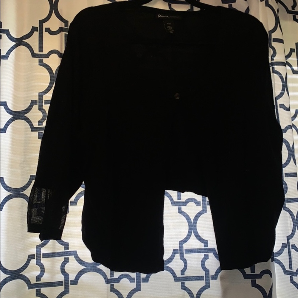 Used shrug! Black lane Bryant! 3/4 sleeve sz 22/24